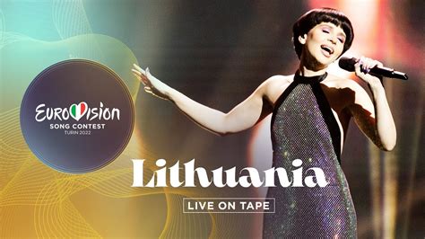 Monika Liu Sentimentai Lithuania 🇱🇹 Live On Tape Eurovision 2022 Youtube