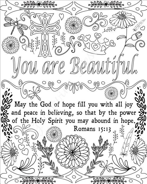 Encouraging Words Bible Verse Coloring Pages Scripture Coloring Pages