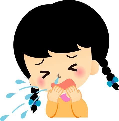 Emma Girl Is Sick With A Cold And Sneezing Clipart Free Download