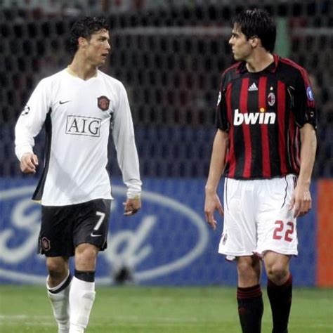 Get your team aligned with. Cristiano Ronaldo and Kaka - Manchester United vs AC Milan ...