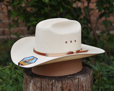 Stetson 10x Grant T Straw Hat Pre Shaped Cattleman Crown La Raza