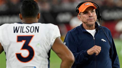 Broncos Sean Payton Downplays Sideline Incident With Russell Wilson We Have A Great