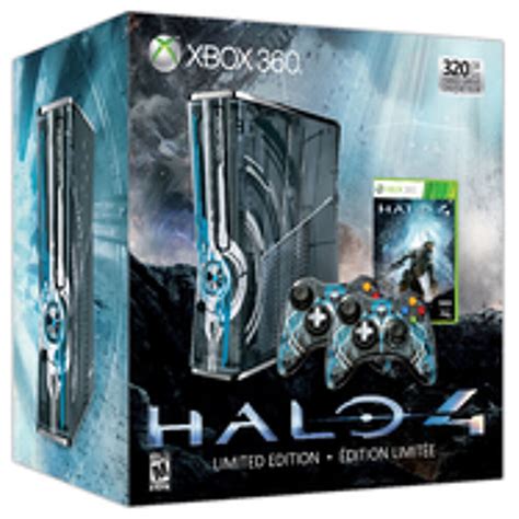 Xbox 360 S Black 320gb Halo 4 Limited Edition Bundel Game Mania