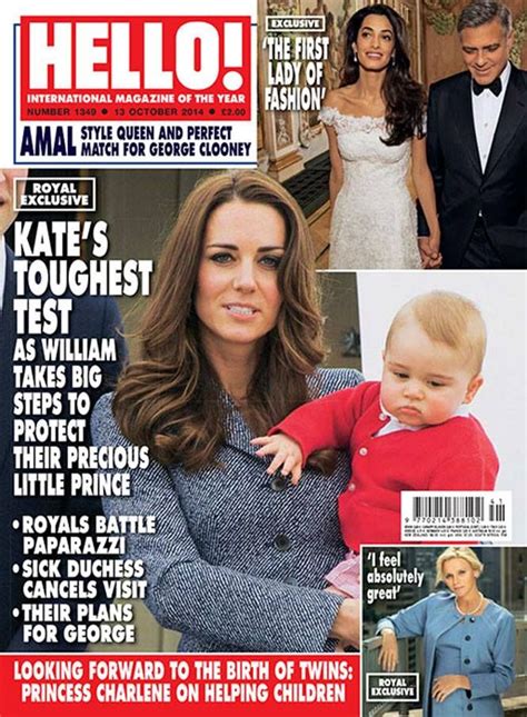 This Week Hello Magazine Cover Hello Magazine Kate Duchess Of Cambridge