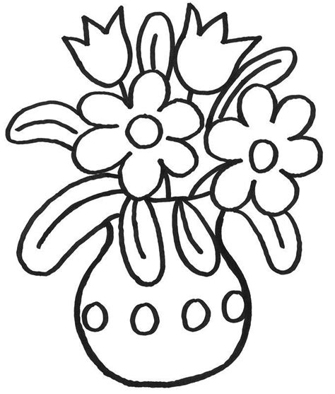 Deko kränze kranz ideen blumenkranz hortensien pracht blumenarrangements zauberhaft schöne blumen rosen. Kostenlose Malvorlage Muttertag: Topf mit Blumen zum Ausmalen