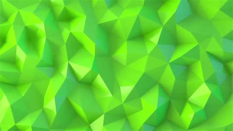 Green Low Poly Abstract Background Stock Footage Video 100 Royalty