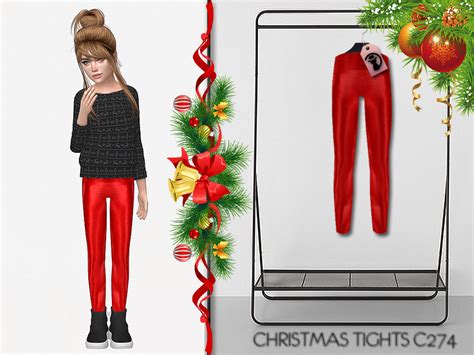 Christmas Tights C274 By Turksimmer From Tsr • Sims 4 Downloads