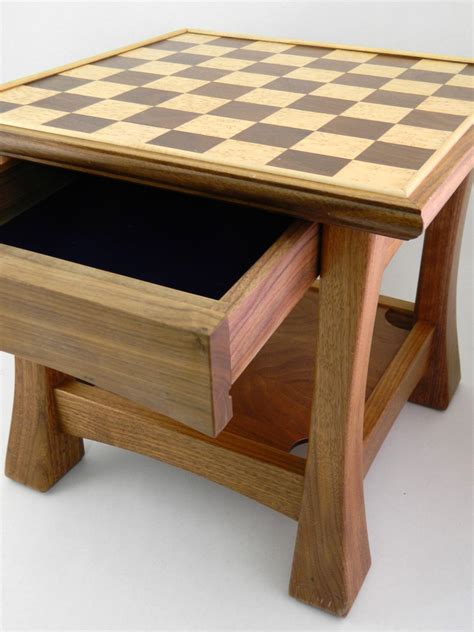 Wood chess board plans pdf plans outdoor table plans build. Chess table - FineWoodworking