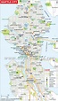 Seattle Map, Seattle Washington Map