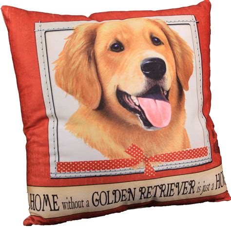 Golden Retriever Dog Breed Throw Pillow Comfy Throw Pillow Dog Throw