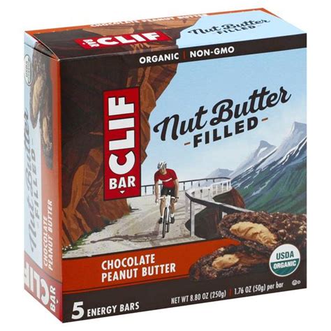 Clif Bar 5 Count Chocolate Peanut Butter Energy Bars 054985 Blains