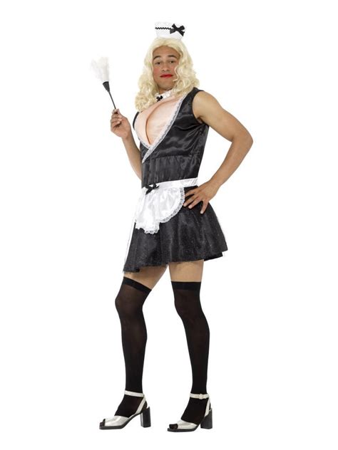 Smiffys Funny French Maid Costume 44692 Escapade