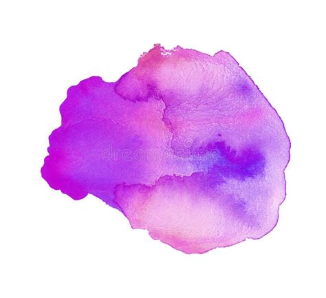 Magical Purple Watercolor Blob Stock Illustration Illustration Of