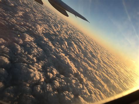 Pictures Taken On The Plane I Feel Like Floating On The Clouds Above