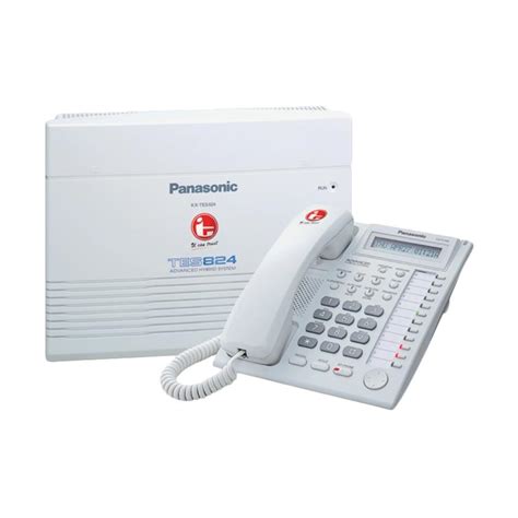 Jual Panasonic Kx Tes824 Pabx With Kx T7730 Telepon Putih Kapasitas 3 Co 8 Ext Di Seller