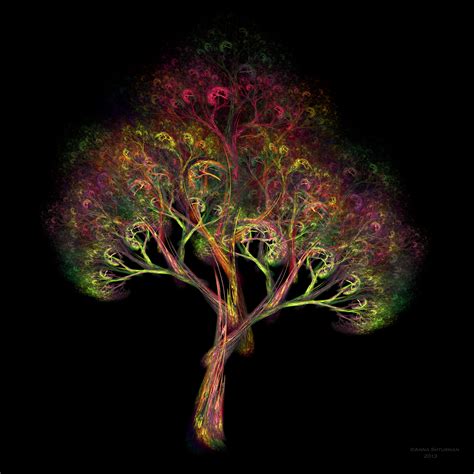 Fractal Tree 32 Magic Tree By Alvenka On Deviantart