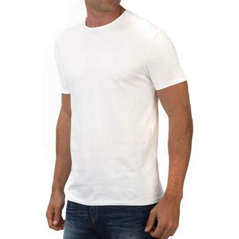White Round Neck Plain T Shirt At Best Price In Pune By Taxa Clothing Company ID