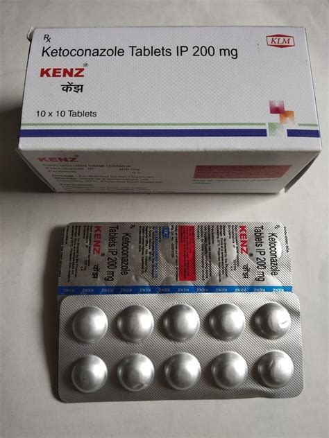 Ketoconazole 200mg Kenz Tablet 200 Mg 10 Tab Strip Treatment