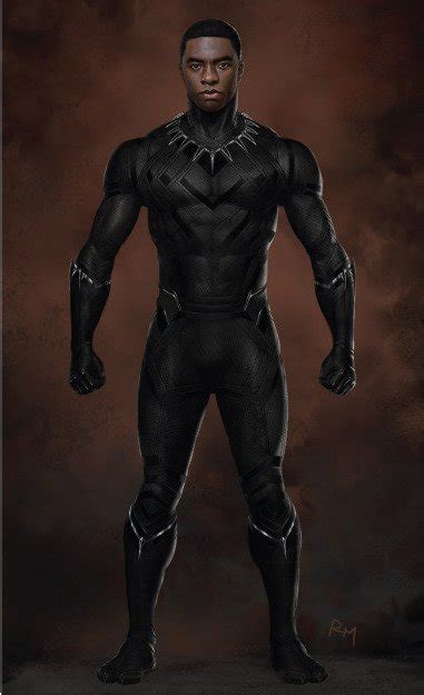 Get A Detailed Look At The Black Panther Suit With New Concept Art