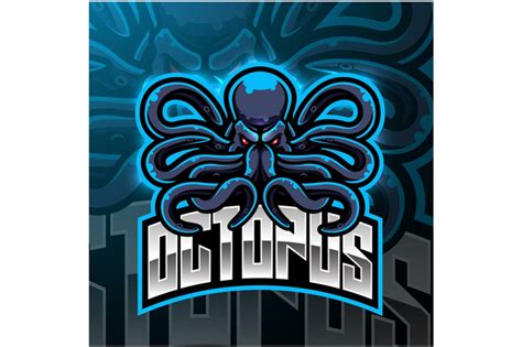 Octopus Sport Mascot Logo Design By Visink Thehungryjpeg