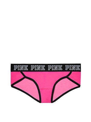 Victorias Secret Pink Curved Hem Hipster Panty Neon Hot Pink Xsmall