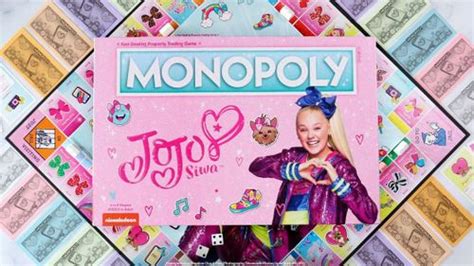 Monopoly JoJo Siwa Board Game BoardGames Com Your Source For Everything To Do With Board Games
