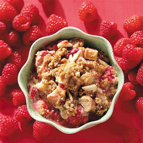 Rhubarb Raspberry Crumble Recipe Taste Of Home