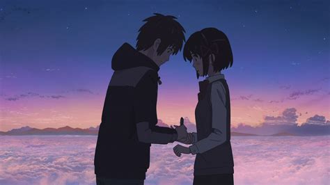 Kimi No Na Wa Love Landscape Anime Taki Tachibana Mitsuha Miyamizu