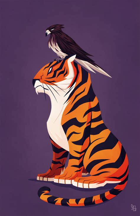 Tiger And Hawk By Tigerhawk01 On Deviantart