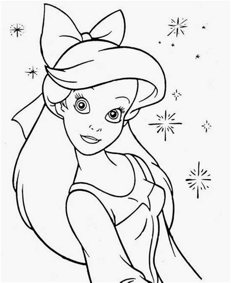 Ariel is a disney princess, daughter of the sea king triton. Coloring Pages: Ariel the Little Mermaid Free Printable ...