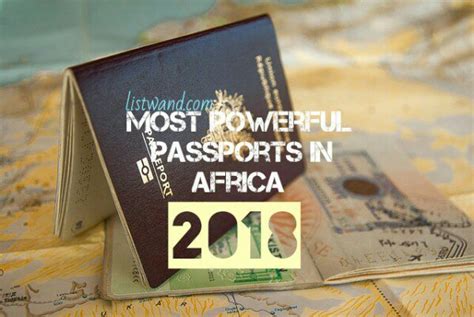 Top 10 Most Powerful Passports In Africa In 2018 Talkafricana