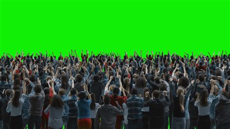 510 Concert Crowd Green Screen Stock Video Footage 4k And Hd Video