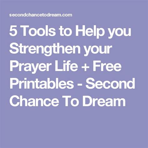 The Words 5 Tools To Help You Straighten Your Prayer Life Free