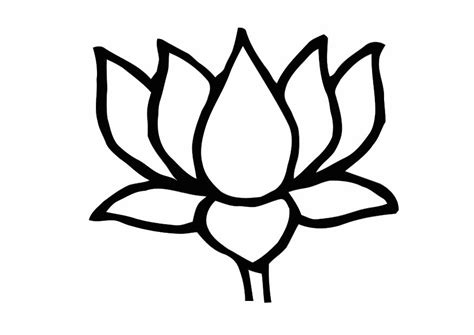 Free Lotus Flower Outline Download Free Lotus Flower Outline Png