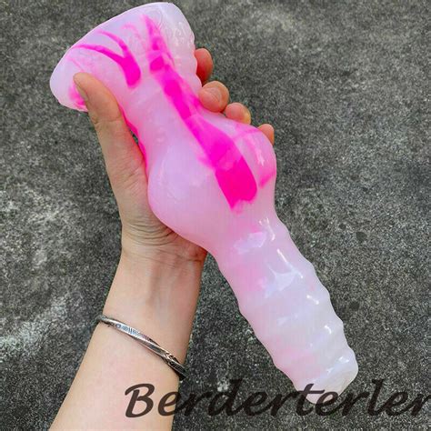 Huge Thick Dildo Soft Silicone Penis Big Dick Women Masturbator Anal Adult Toys Ebay