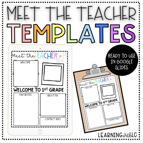 Digital Meet the Teacher Template | Meet the teacher template, Teacher templates, Meet the teacher
