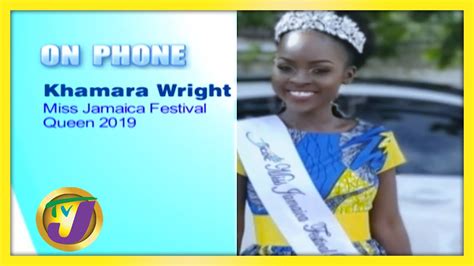 miss jamaica festival queen 2019 khamara wright july 31 2020 youtube