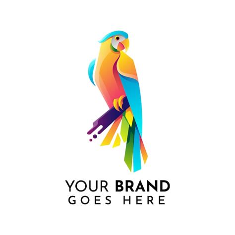 Premium Vector Modern Parrot Logo Template