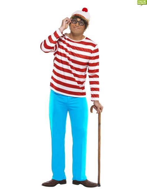 Wheres Wally Costume With Images Wheres Wally Fancy Dress Adult