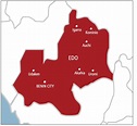 Map Of Edo State Nigeria - Western Europe Map