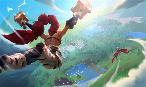 Characters with big eyes, bright colors, features background music and sounds. Battlerite Video Game Key Art 2018 5k, HD Games, 4k ...