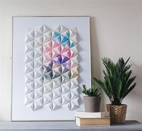 Diy Origami Wall Display Designsponge Bloglovin