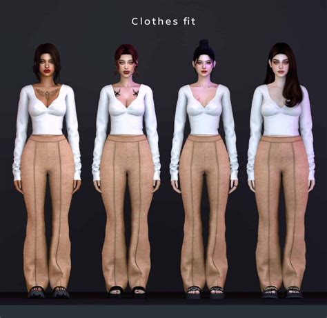 Sims Body Presets Stunning Body Mods For Realistic Sims