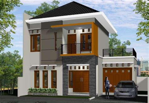 Desain Tampak Depan Rumah Minimalis 2 Lantai Homecare24