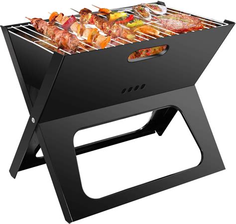 Charcoal Grill Folding Portable Bbq Grill Ultralight Foldable Grill Easy To Setup