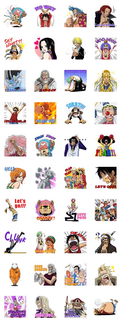 One Piece Second Series Sticker For Line Whatsapp Telegram — Android