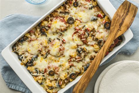 Pizza Casserole Recipe With Pepperoni And Ground Beef