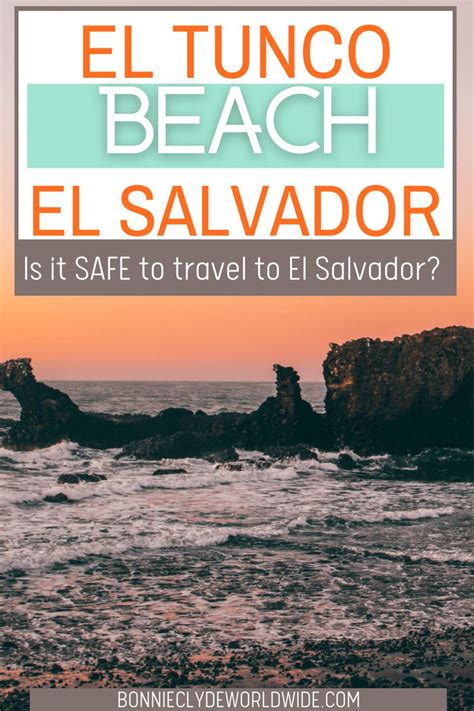 El Tunco Beach Is A Famous Surf Town In El Salvador Thats Well Known