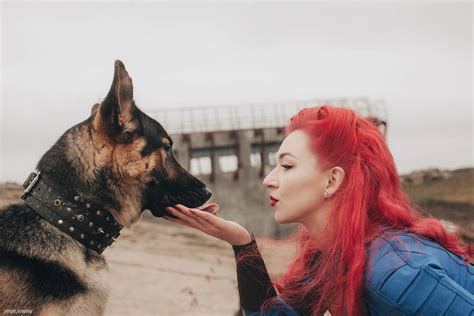 Fallout 4 Sole Survivor Cosplay And Dogmeat 7 By N1mph On Deviantart