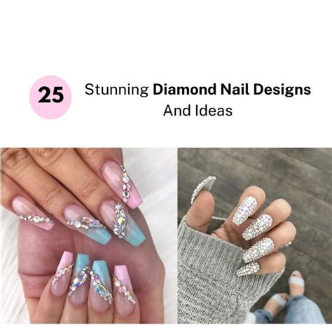 Stunning Diamond Nail Designs And Ideas Fabbon